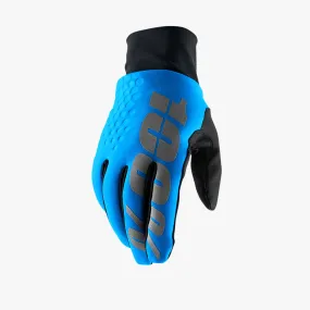 100% Hydromatic Brisker Winter MTB Glove - Blue