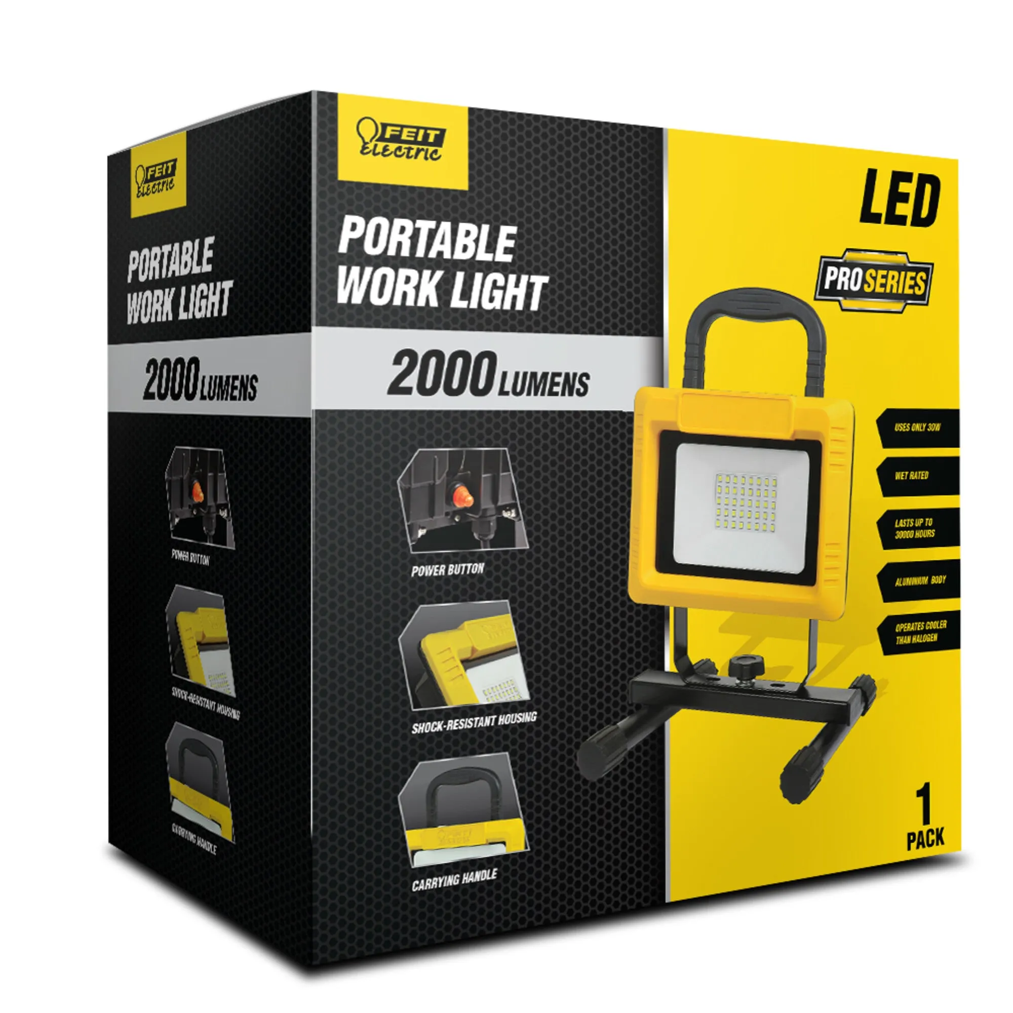 2000 Lumens Plug-in LED Work Light