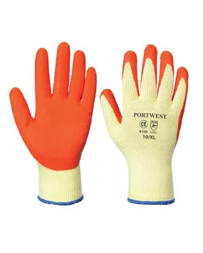 (6 Pair/case) Portwest Yellow/Orange Grip Glove