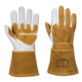 (6/Case) Portwest Brown Ultra Welding Gauntlet