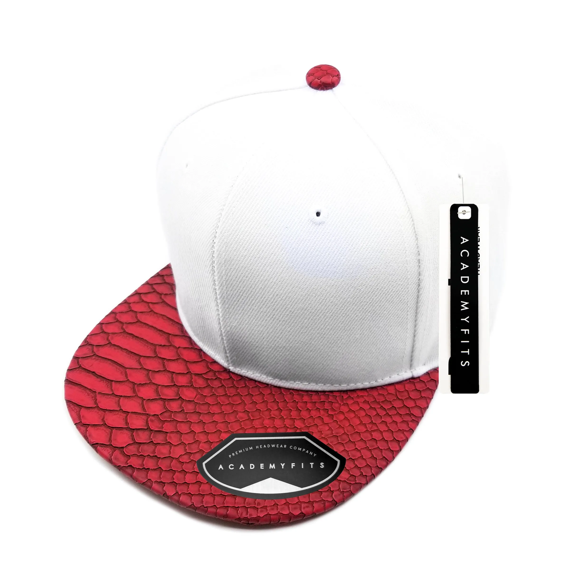 Academy Fits Snakeskin 2 Tone Strapback Cap 4013