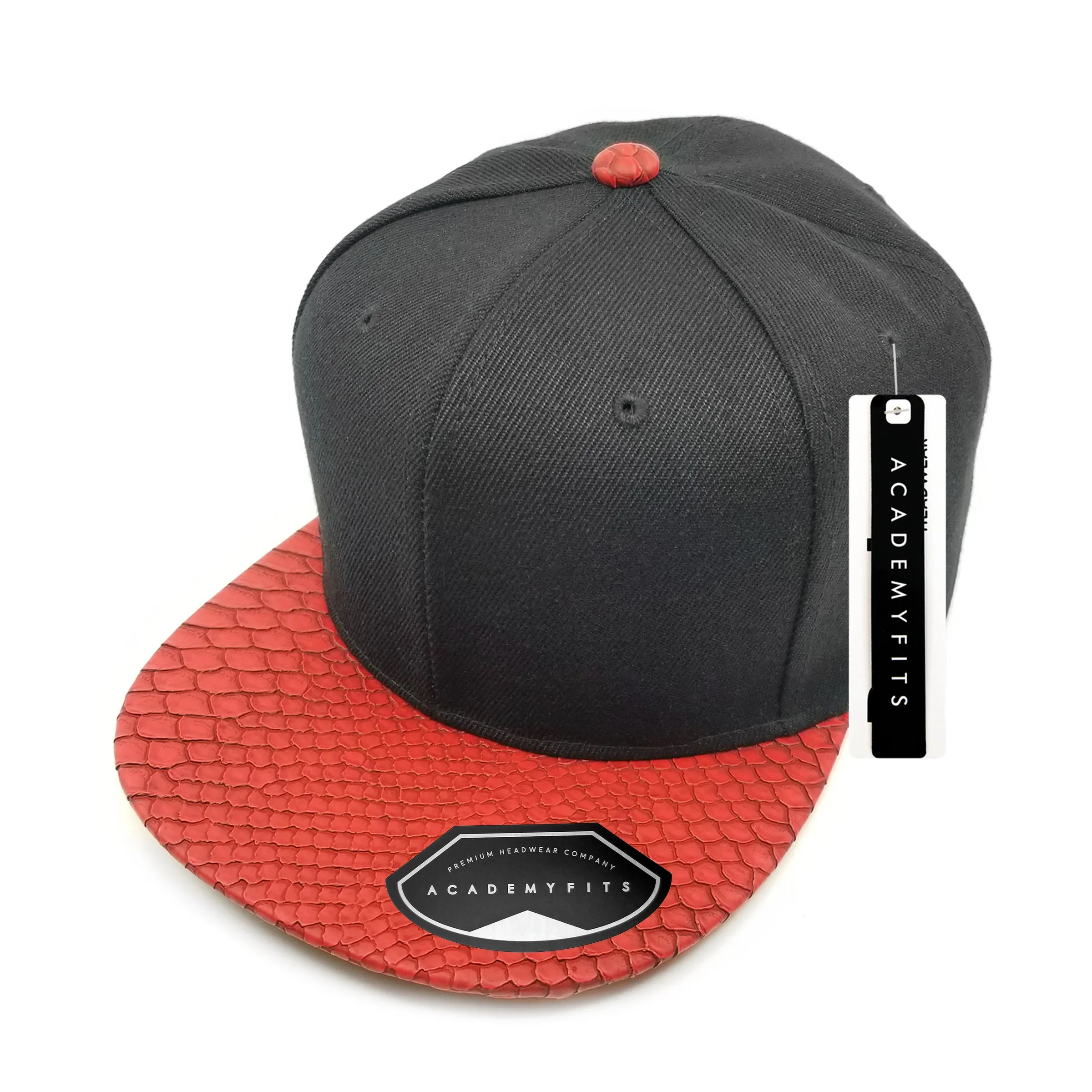 Academy Fits Snakeskin 2 Tone Strapback Cap 4013