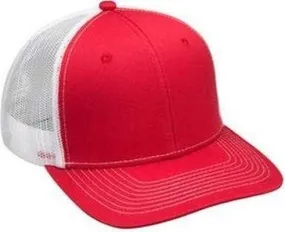 Adams PV112 Adult Eclipse Cap - Red White