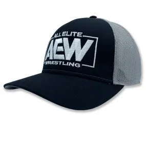 AEW - AEW Logo New Era Snapback Trucker Cap ( 2021 )