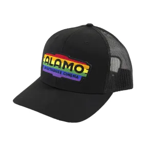 Alamo Drafthouse Pride Logo Trucker Hat