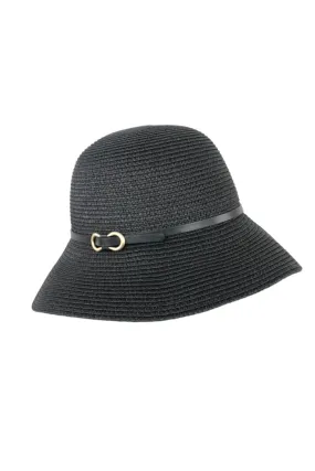 Anobel Copenhagen - Cloche Hat With Straps P60555 - Black