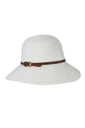 Anobel Copenhagen - Cloche Hat With Straps P60555 - White