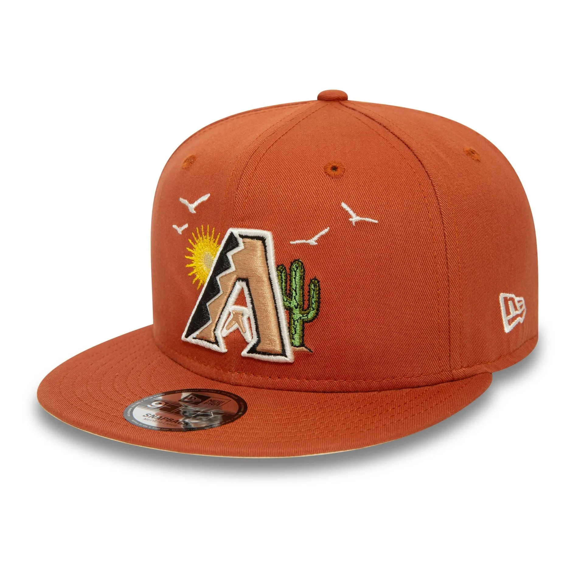 Arizona Diamondbacks MLB Summer Icon Brown 9FIFTY Snapback Cap