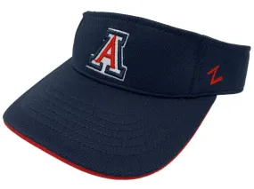 Arizona Wildcats Zephyr Navy Adjustable Strap Performance Golf Visor Hat Cap