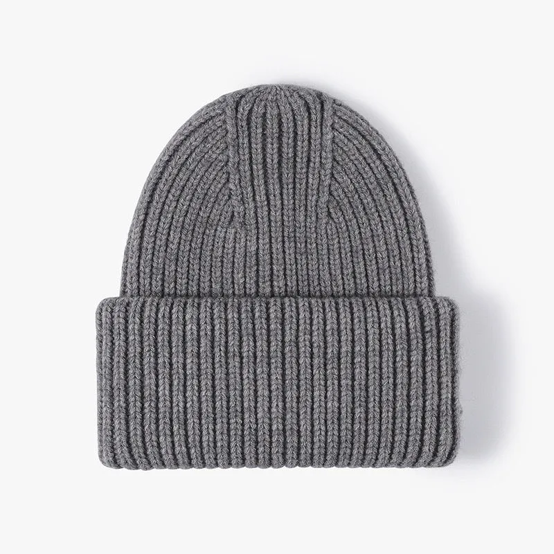 Arya Unisex Wool Beanie Hat (Premium Quality) - Grey