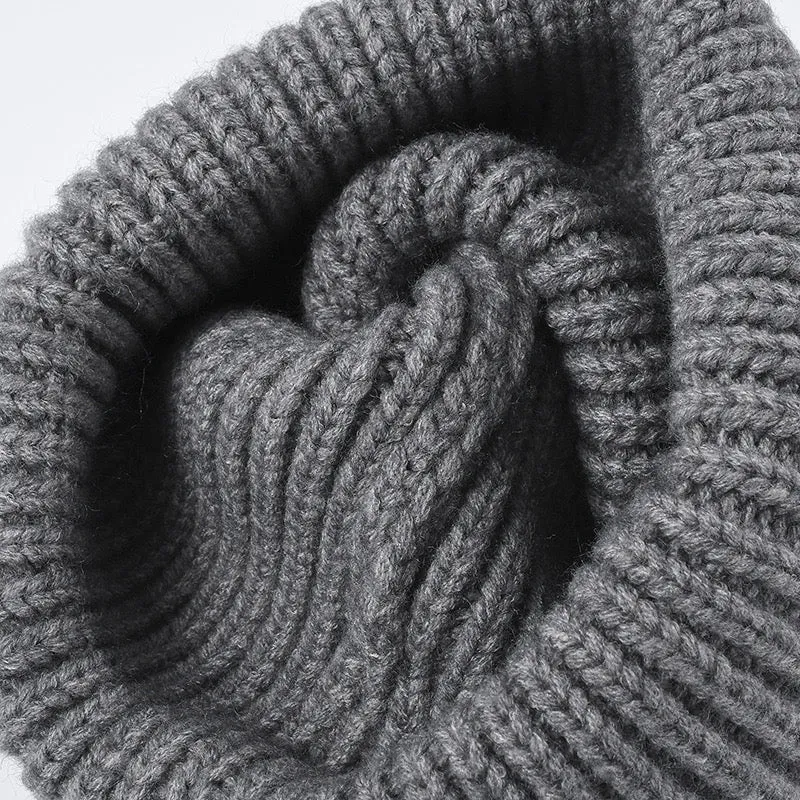 Arya Unisex Wool Beanie Hat (Premium Quality) - Grey