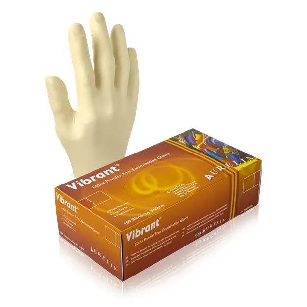 Aurelia Vibrant Latex Gloves (6.0 mil) | Exam Grade | Case of 1000