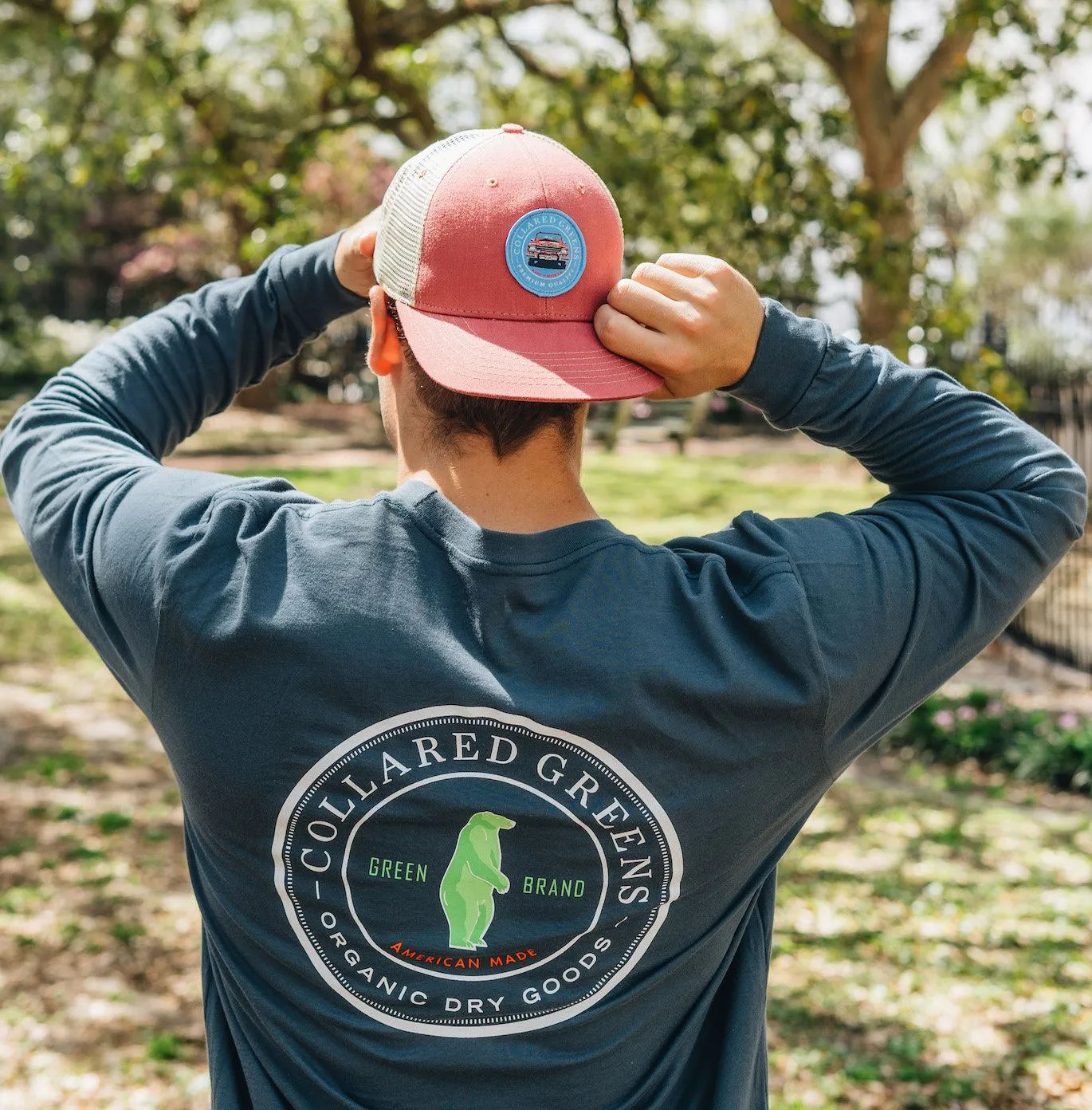 Bald Eagle: Badged Trucker Cap - Cattail