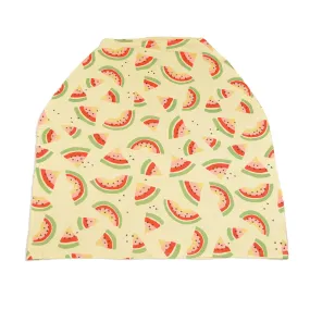 Bamboo Baby Cover & Nursing Poncho (Watermelon Rainbow Print)