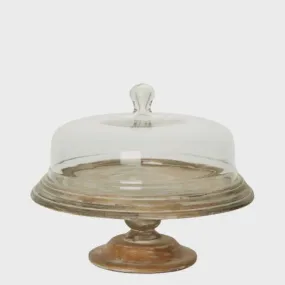 Bessie Glass Cloche Cake Cover