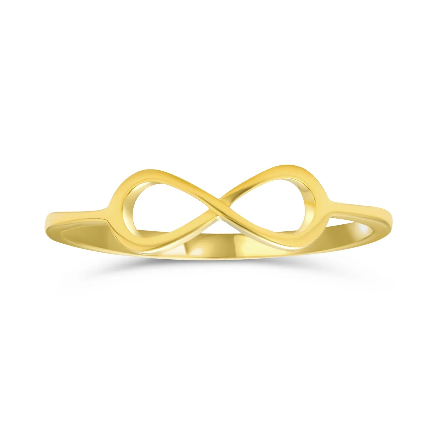 Best Friends BFF Love Knot Infinity Band Ring .925Sterling Silver