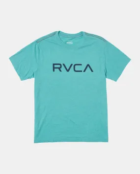 Big RVCA Short Sleeve T-Shirt - Bermuda Blue