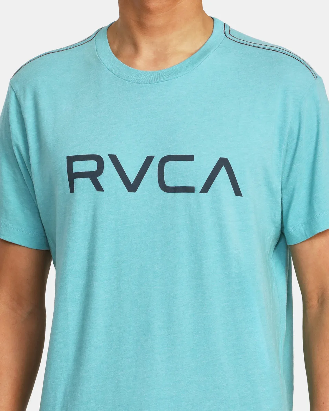 Big RVCA Short Sleeve T-Shirt - Bermuda Blue