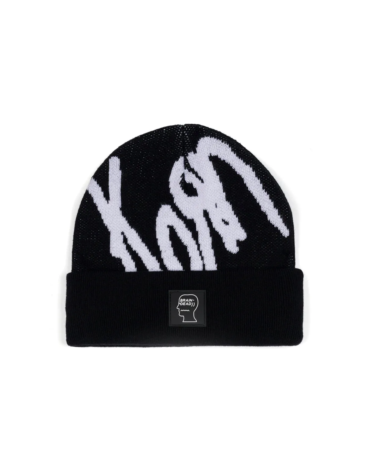 Brain Dead x Korn Collaborative Black Beanie