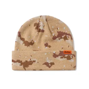 Butter Goods Desert Camo Cuff Beanie - Sand