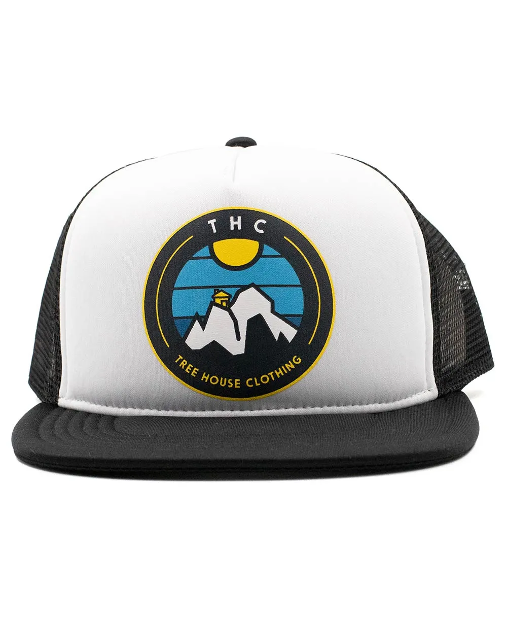 Cap - Thc Mountains Trucker White