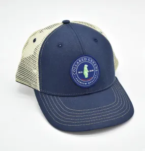 CG Logo: Badged Trucker Cap - Navy