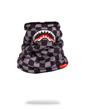 CHECKERED SHARK NECK WARMER