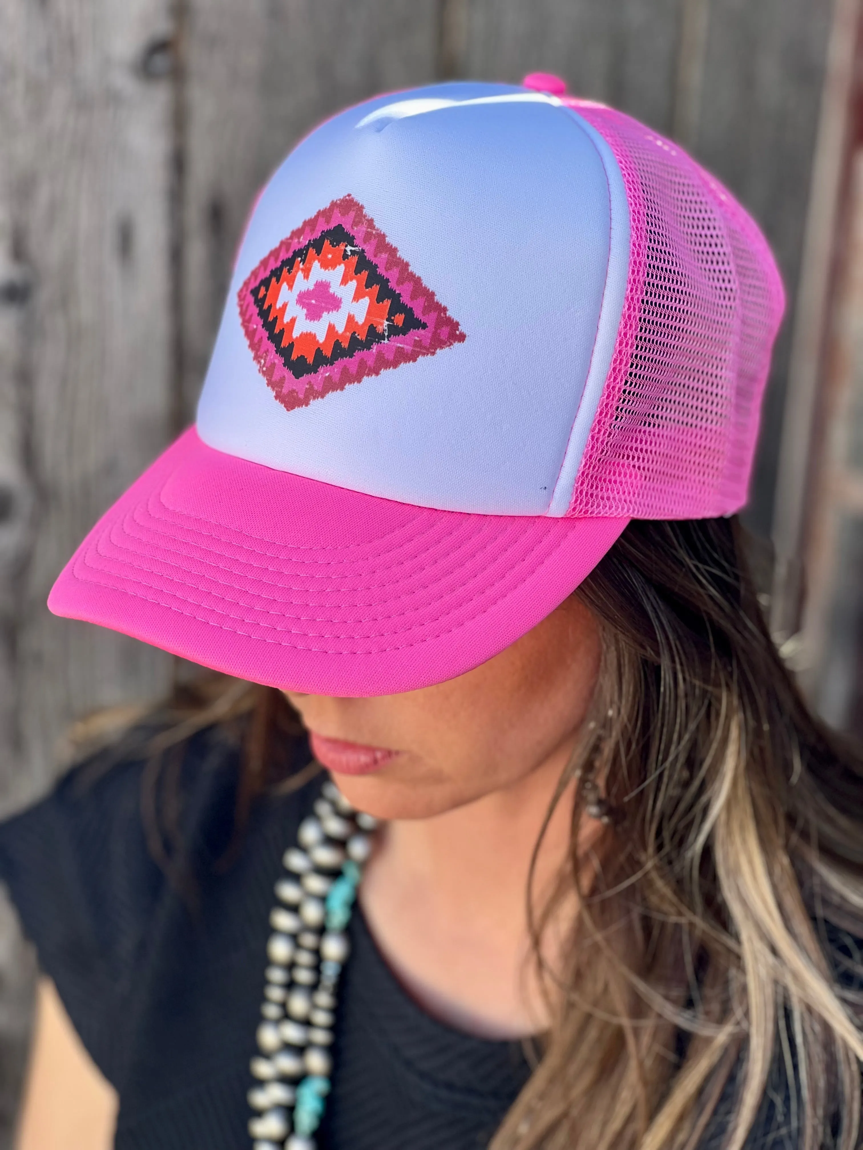 Cheyenne Aztec on Foam Trucker Cap