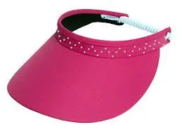 Glove It Coil Visor Pink Bling