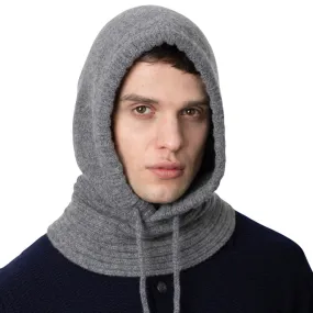 Grey Knitted Hood