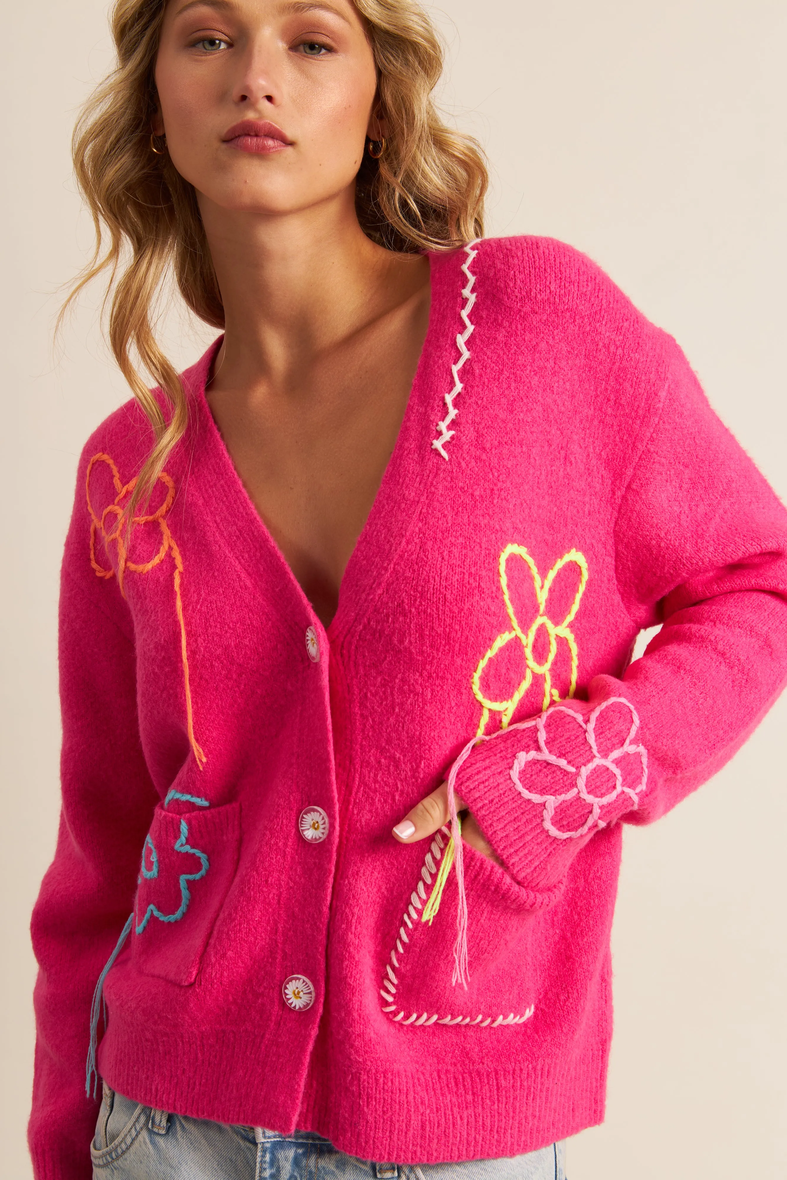 John & Jenn Aries Cardigan | Spring Garden