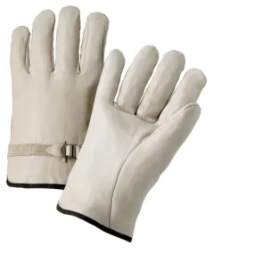 Leather Glove, Driver, 990ls, Select, Buckle, Straight Thumb, Dozen (12 pairs)