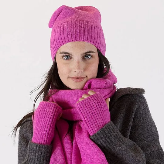 Lyla & Luxe Beanie| Magenta