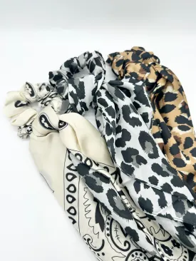 Nicole Printed Scrunchie Scarf