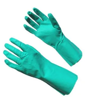 Nitrile 15 Mil 13" Flock Lined Unsupported Gloves