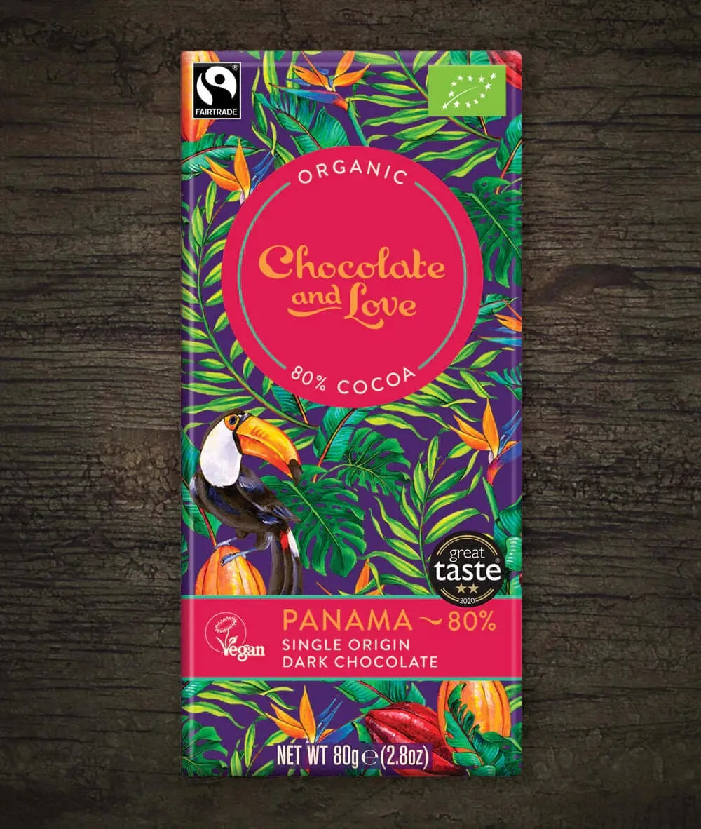 Panama 80% - Vegan Dark Chocolate