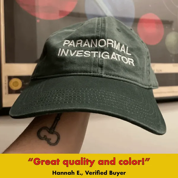 Stylish Paranormal Investigator Themed Dad Hat