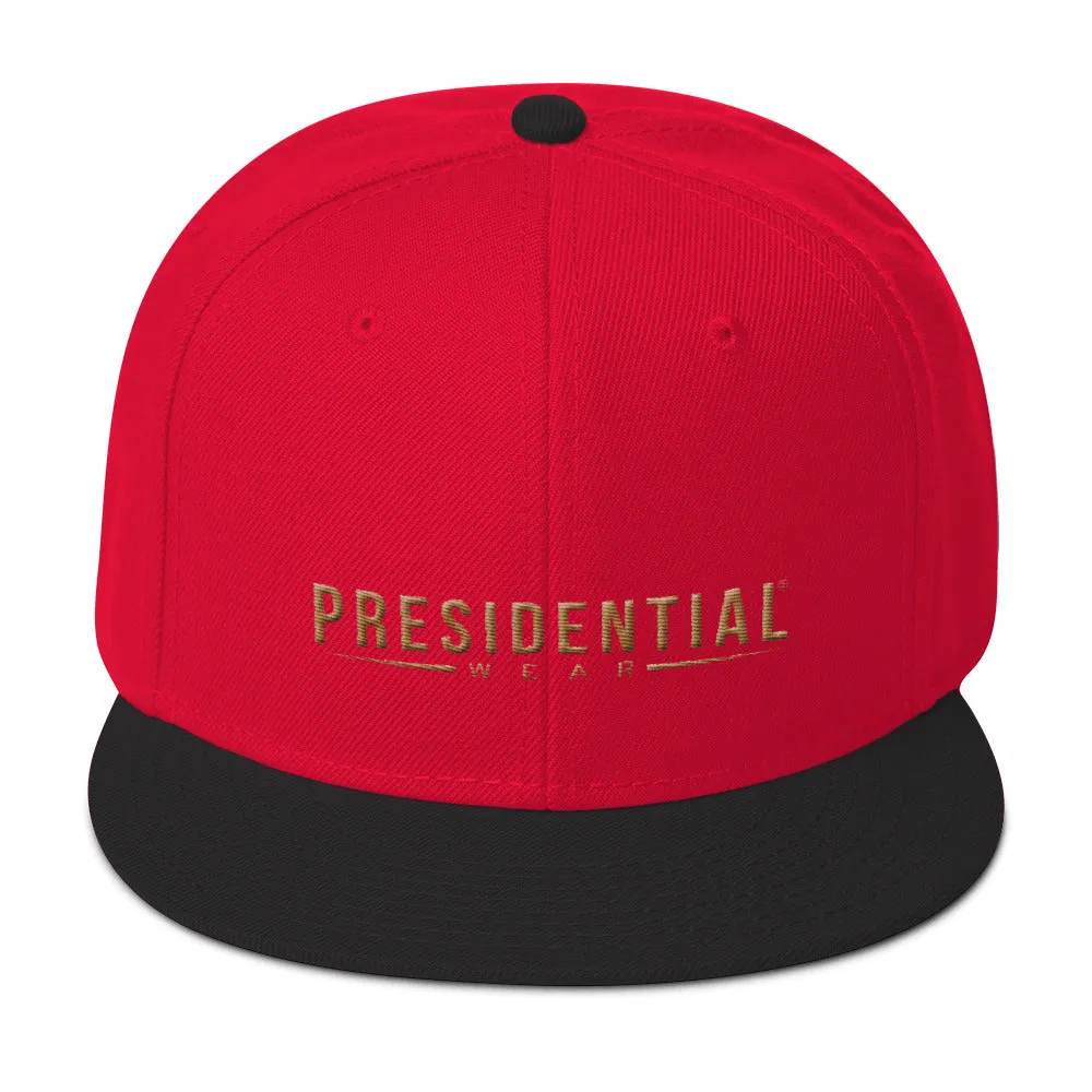 Presidential Wear Gold Snapback Hat