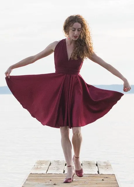 Red Avita Infinity Dress