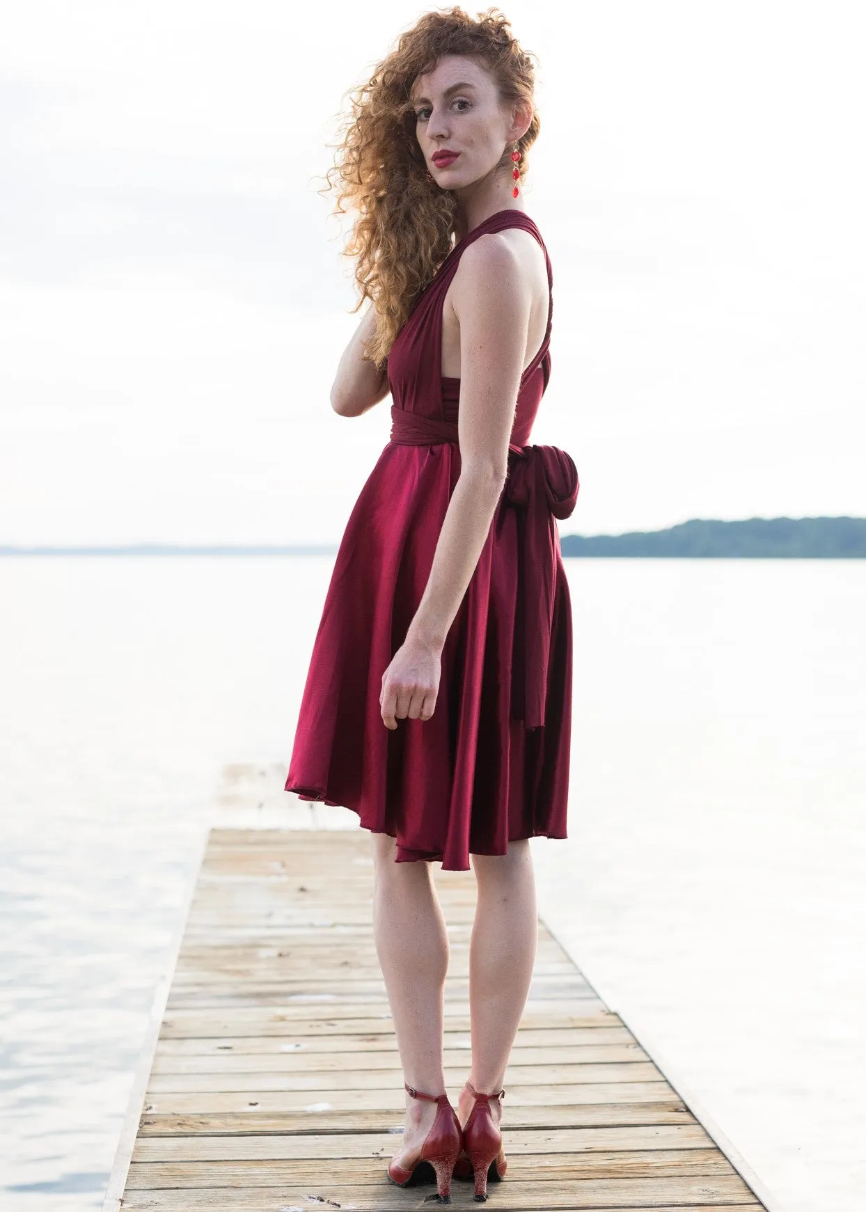 Red Avita Infinity Dress