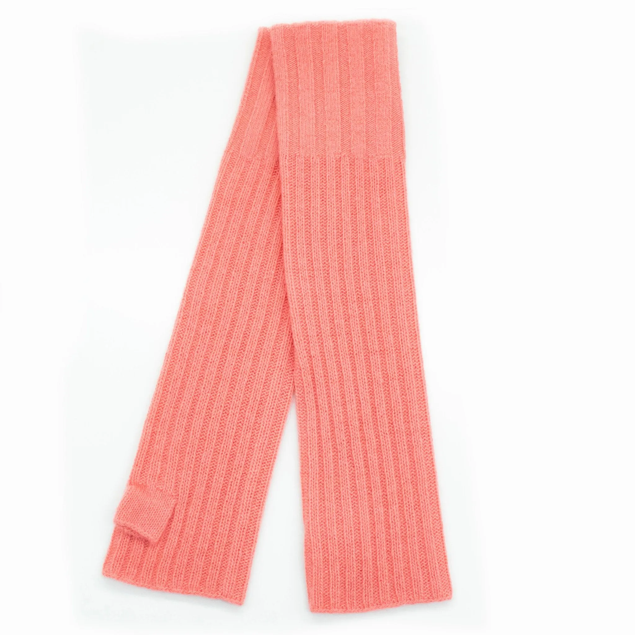 RIBBED FINGERLESS GLOVES