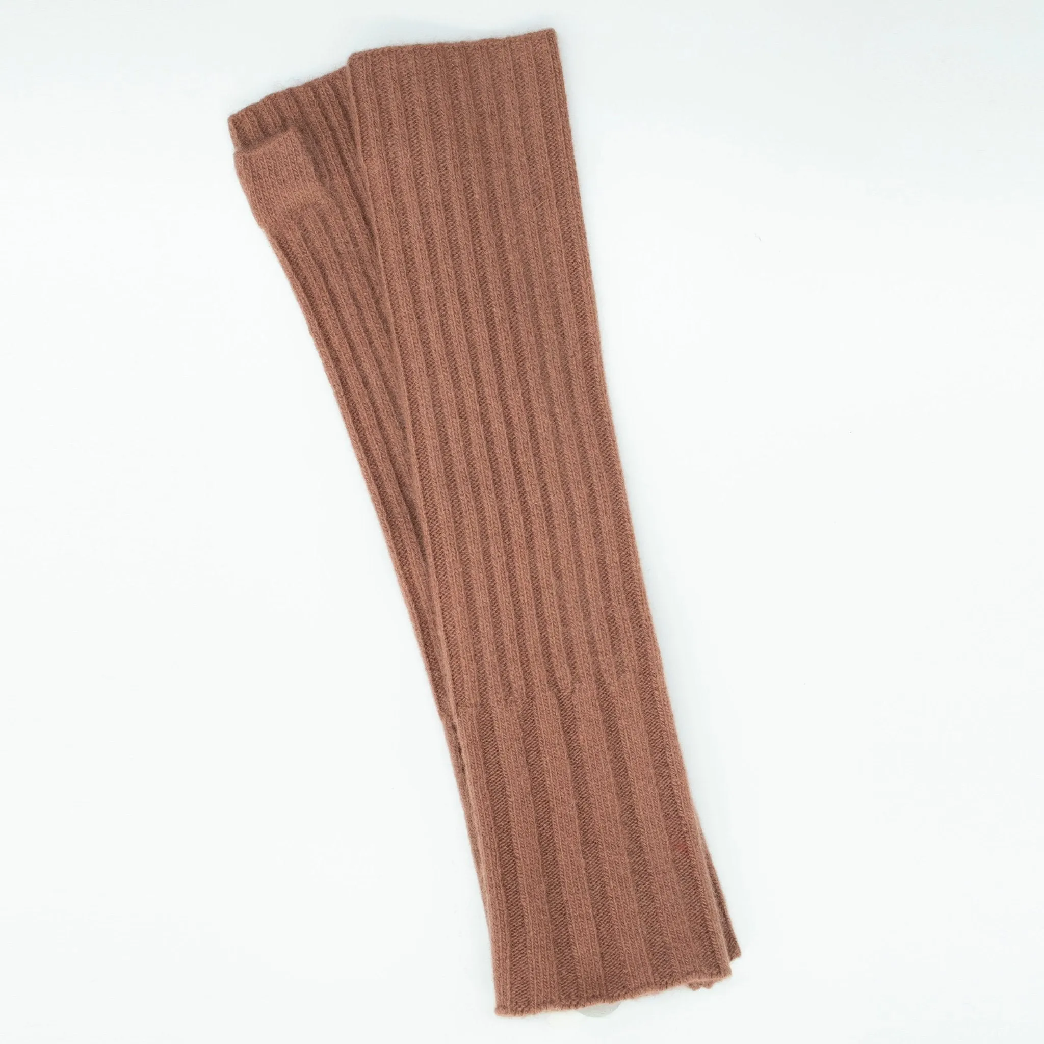 RIBBED FINGERLESS GLOVES