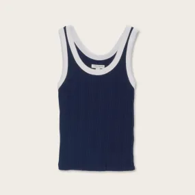 Women's Scoop Neck Ribbed Tank