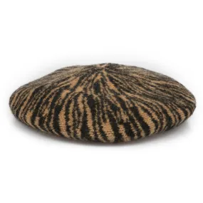 Women's Tiger/Zebra Pattern Beret